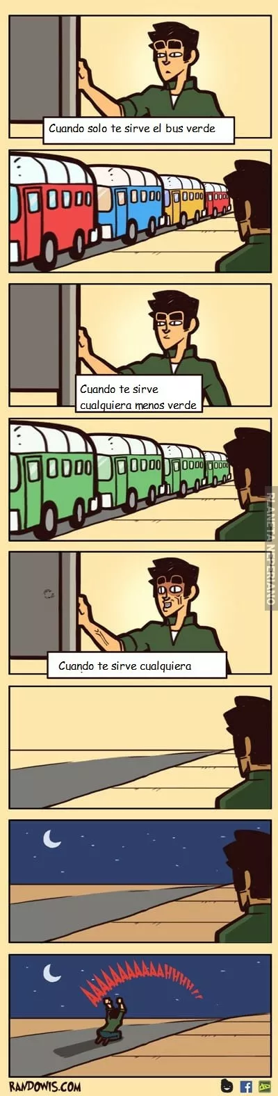 El drama de los autobuses