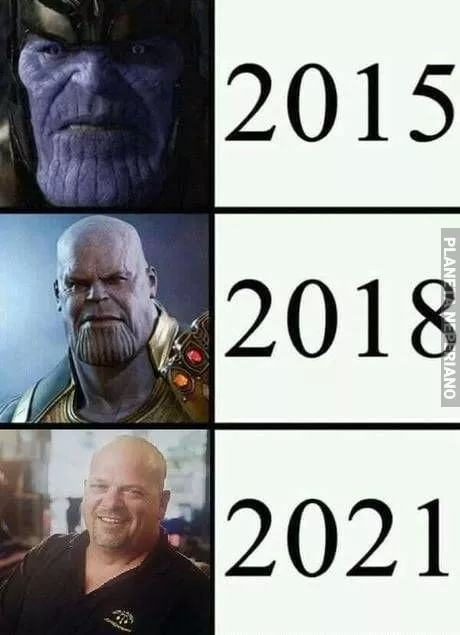 Thanos a través del tiempo