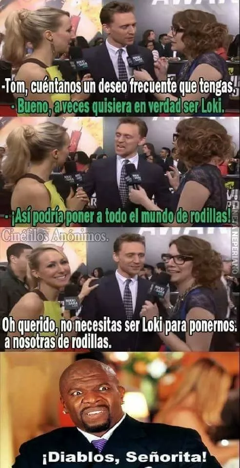 Ese loki sin poderes es un loquillo