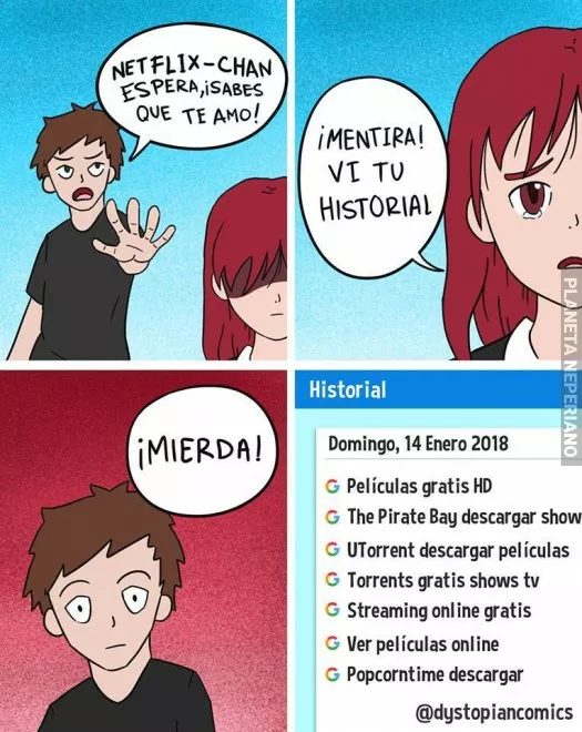 Lo siento netflix-chan pero soy demasiado rata para pagar tu servicio (pirata-sama yo te banco)...