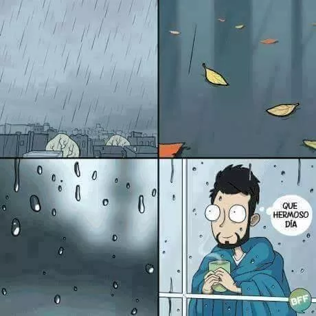 Esos dias de lluvia... :3