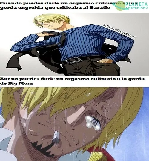 La traición, la decepción Sanji