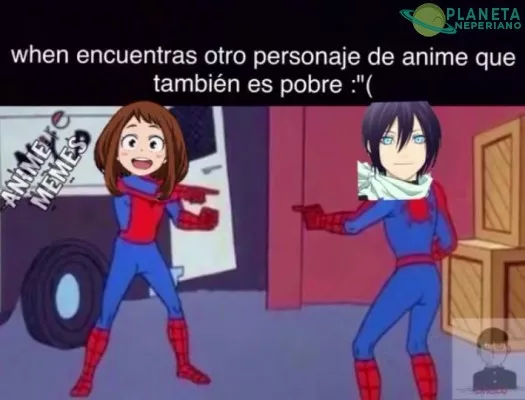 Cuando te encuentras con otro pobre diablo animado