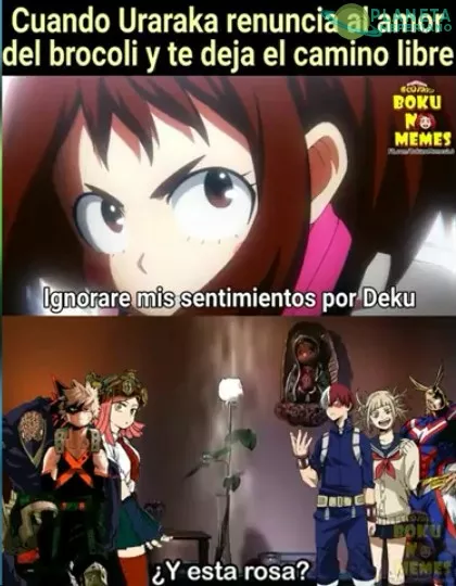 Cuando Ochako anuncia que dejará en visto a Deku, el resto del harem celebra