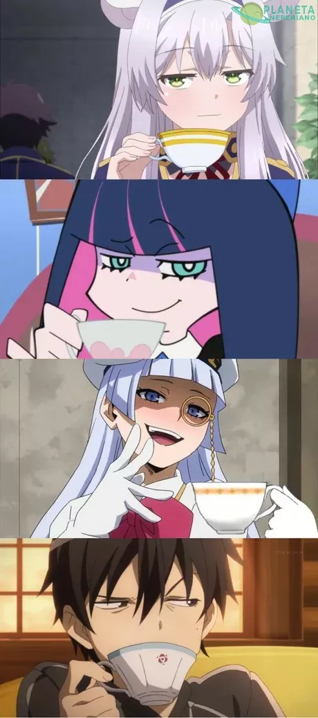 Cuando haces una fiesta del té