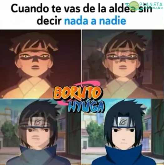 Mitsuki sigue el camino sasuke