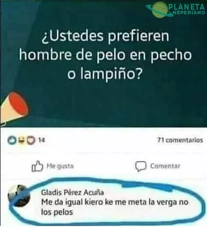 Al menos es honesta en lo que quiere