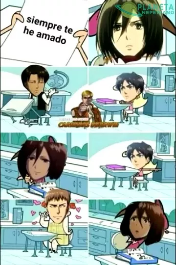 Mikasa me gustas. Att: un admirador secreto