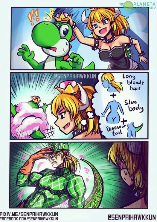 pensaste que era otra imagen de bowsette, pero ero yo, DIO