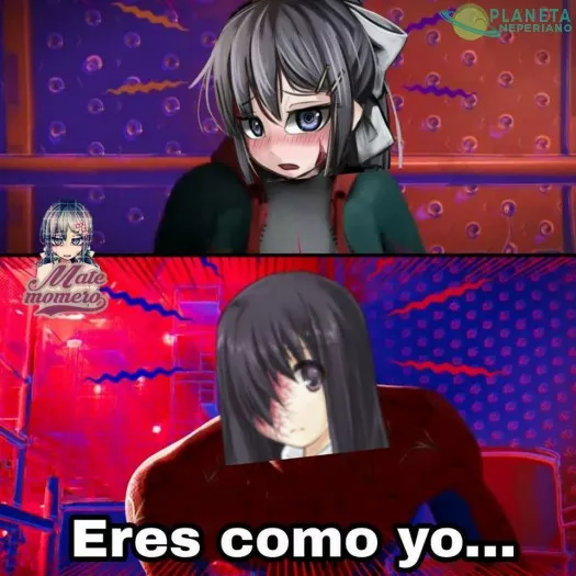 cuando dos waifus hermosas se topan.