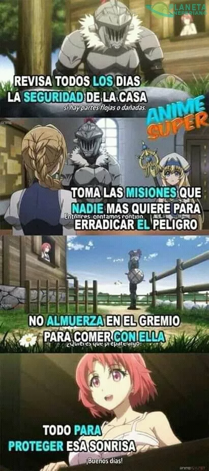 El Goblin slayer, pasando mil infiernos por una sonrisa 