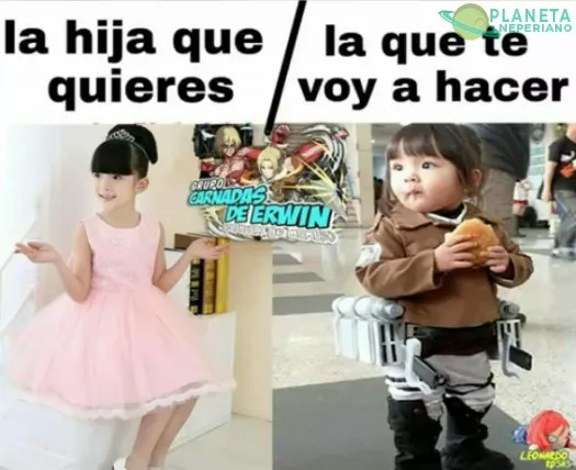 Así será la princesa de papa