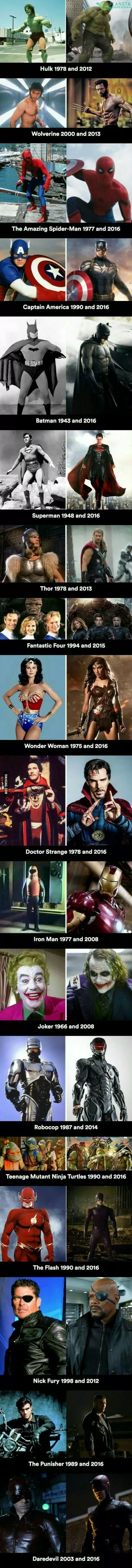 historia de los superhéroes....