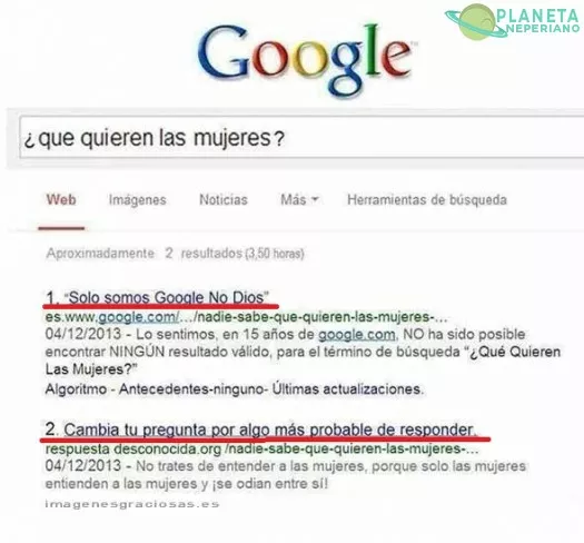 esto prueba que Google no es omnipresente.