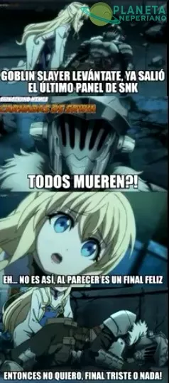 Goblin slayer tampoco quiere final feliz