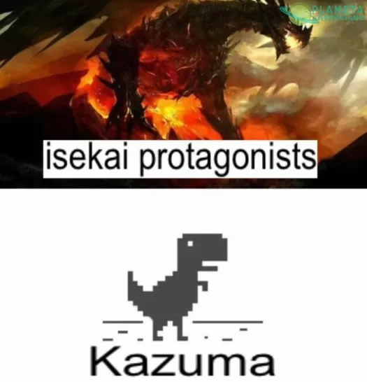 pobre kazuma ;'v