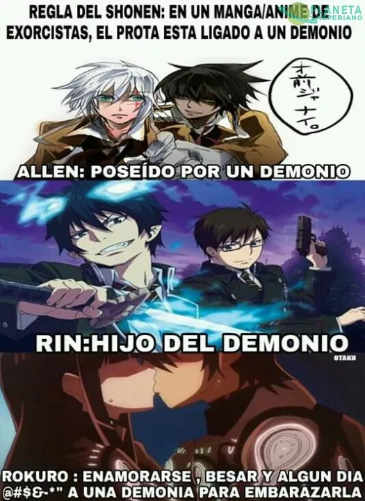 Lógica anime para los demonios y/o relacionados 