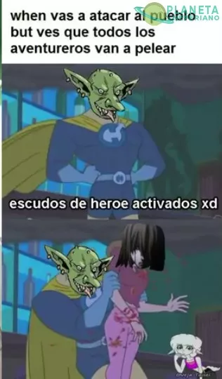 Escudo de goblin activado