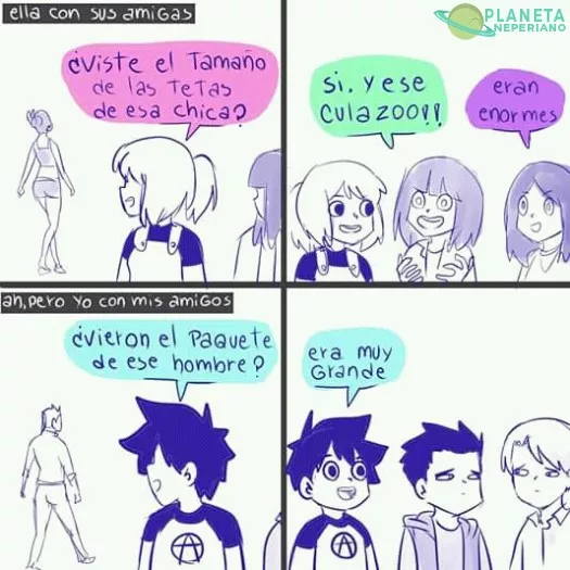 Hay cosas que no salen igual en hombres y mujeres