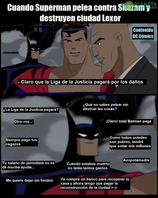 Pobre de Batsy y su fortuna...