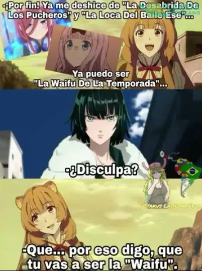 Eres diosa Raphtalia, pero respeta la antigüedad 