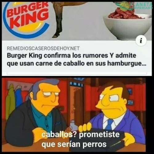 Yo crei que estaba comiendo carne de rata...