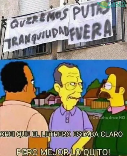 Ese letrero es claro ( ͡° ͜ʖ ͡°)