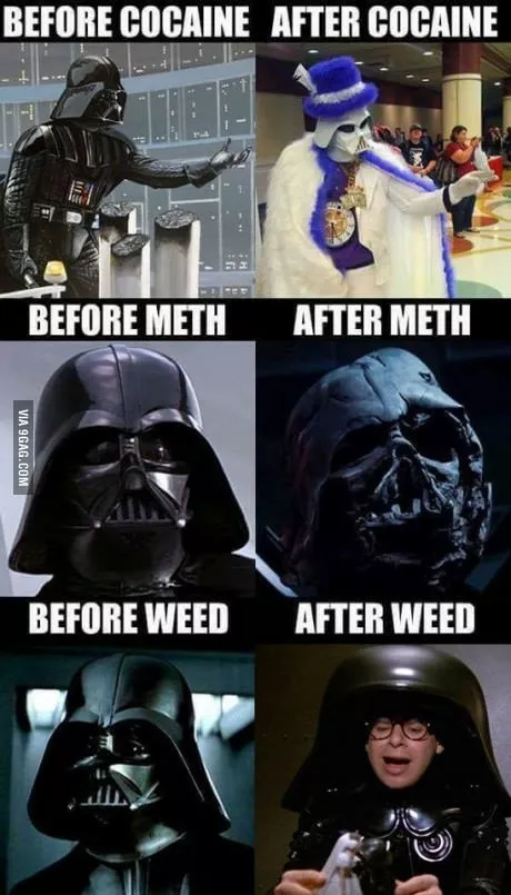 dark vader antes y despues