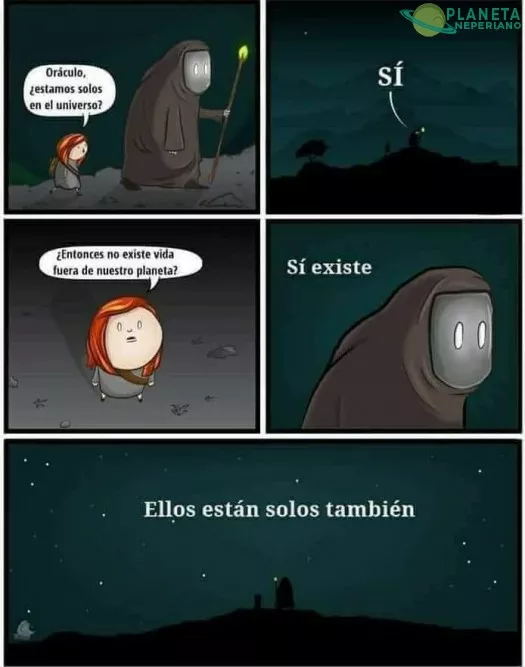 todos estamos solo en el universo 