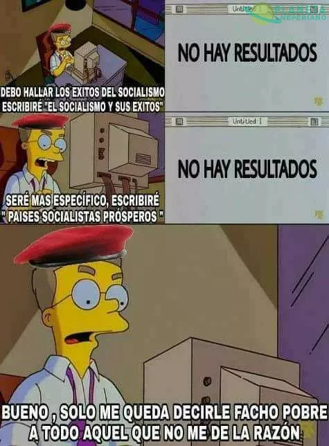 Socialismo.exe dejo de funcionar... hace rato