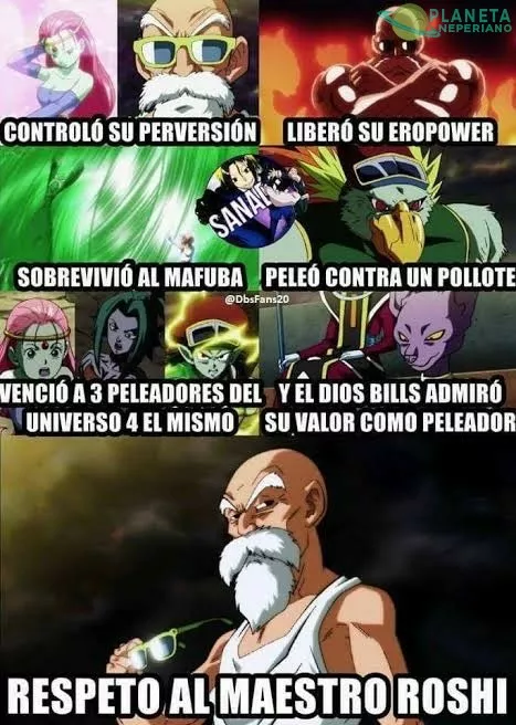 Aprende de maestro y vendrás a ser diestro. (dedicado a Krillin)