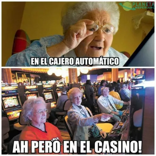 Y bue... las tragamonedas son para un anciano lo que para un puberto es una consola/PC gamer :v