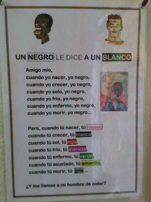 Un negro le dice a un blanco... 