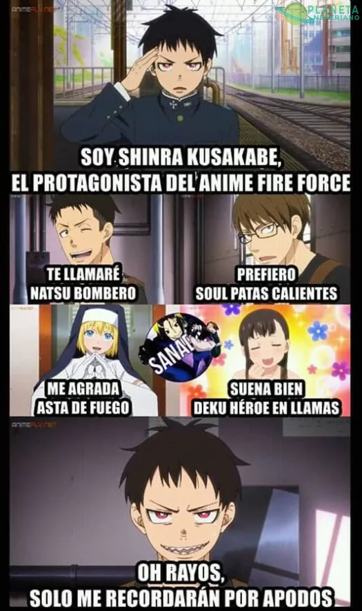 Ni modo Shinra... solo serás una versión de otro...