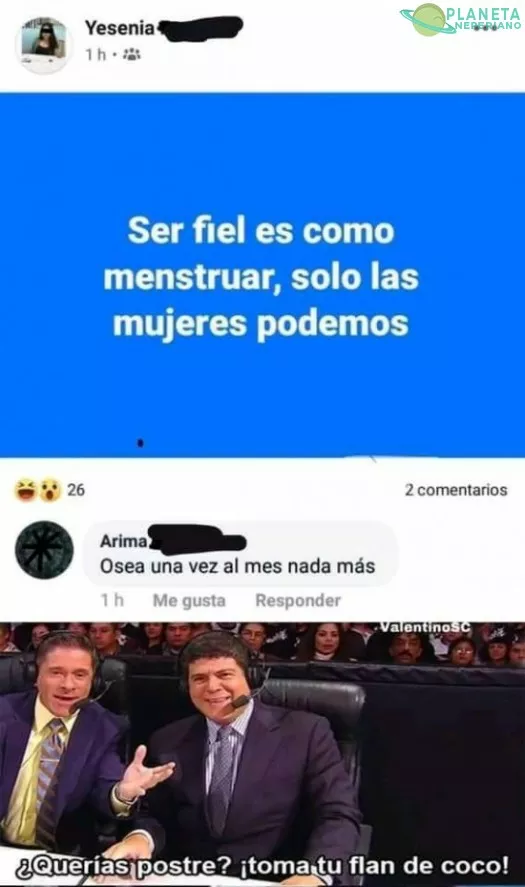 Denle mejor de vainilla :v