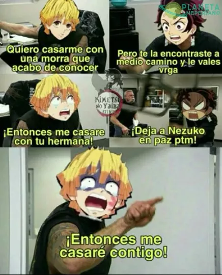 No jodas más zenitsu... 