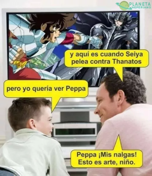 Oh, un padre de cultura :D