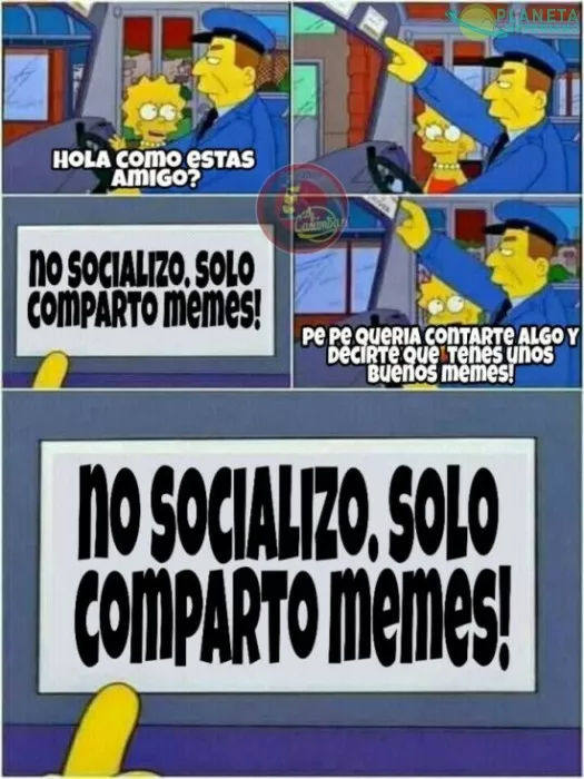 Que conste que yo si socializo… algo :v