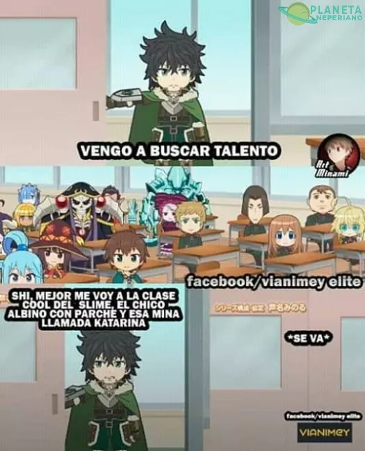 Naofumi es muy genial para estar en Isekai Quartet 