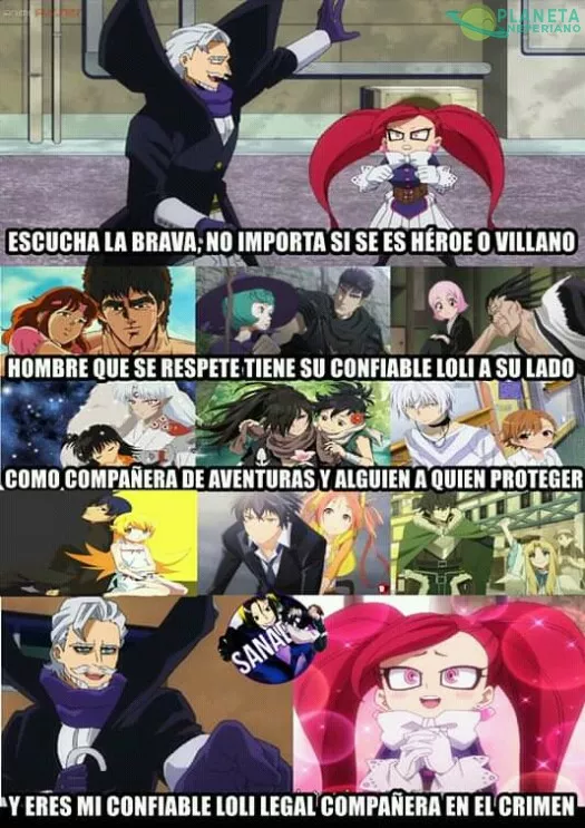 Todo gran hombre necesita su loli secuaz