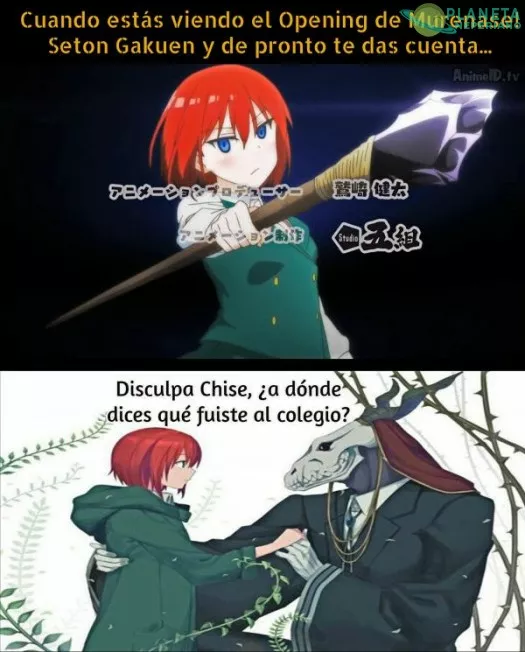 Chise, ese no es tu anime, sal de ahi