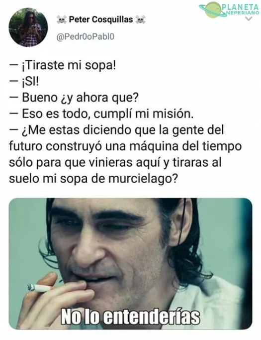 El nuevo chiste de viajes en el tiempo