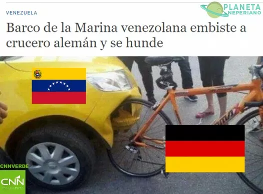 ¿Dónde diablos aprendió a navegar el capitán venezolano?... ¿en los mares de Bolivia :/?