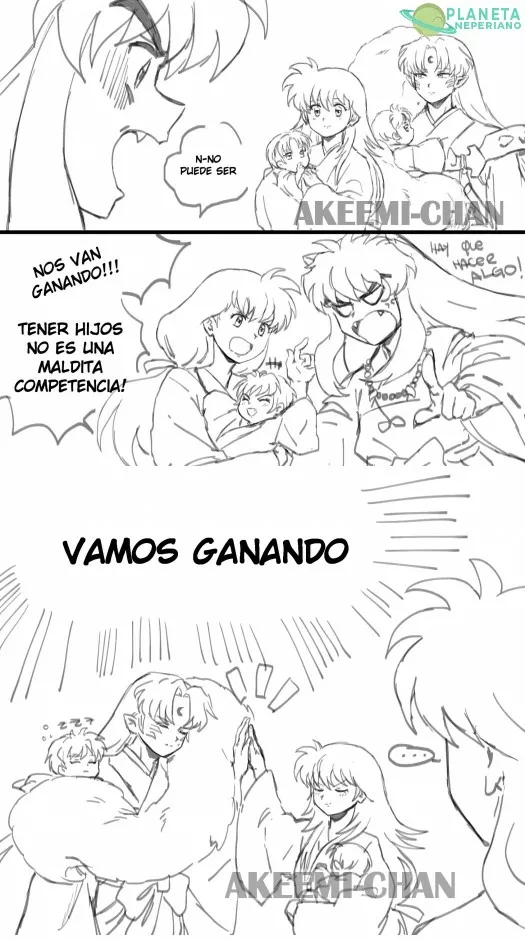 Fuerza Inuyasha, (ง ͠° ͟ل͜ ͡°)ง solo estás perdiendo por una 