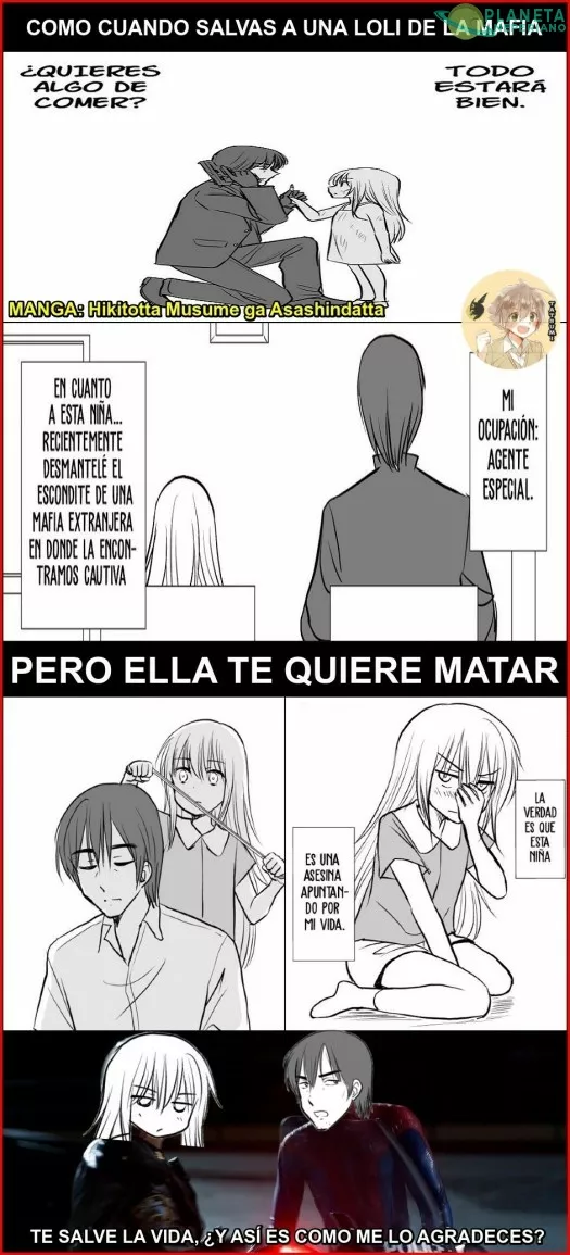 Se le perdona porque es una niña