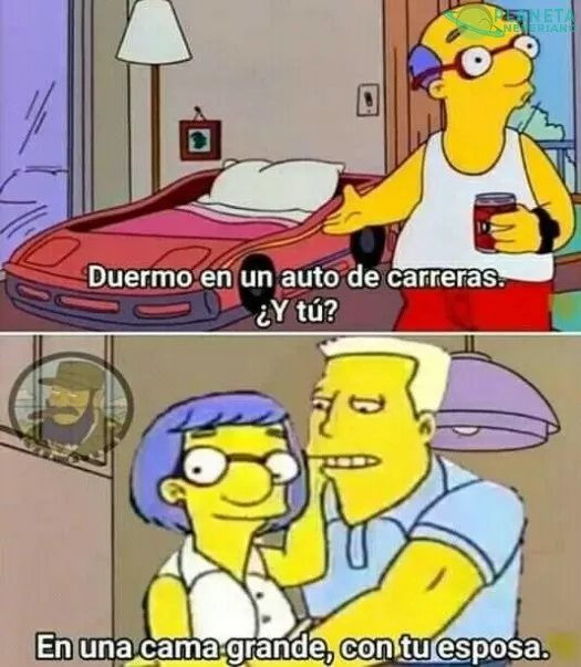 ¿Reirme o sentir lastima por el padre de Milhouse?... un poco de ambas