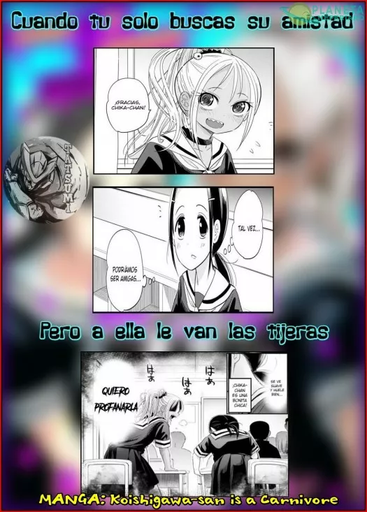 PERO QUE BUENAS TIJERAS 