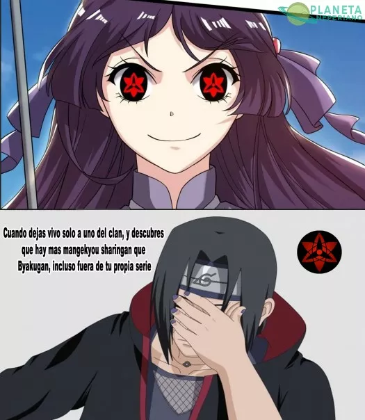 Si pinto de rojo las lineas del Mangekyou Sharingan se notará? --No creo