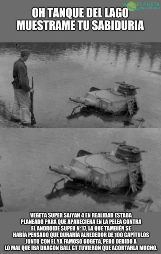 ¡El sabio tanque del lago ha hablado!