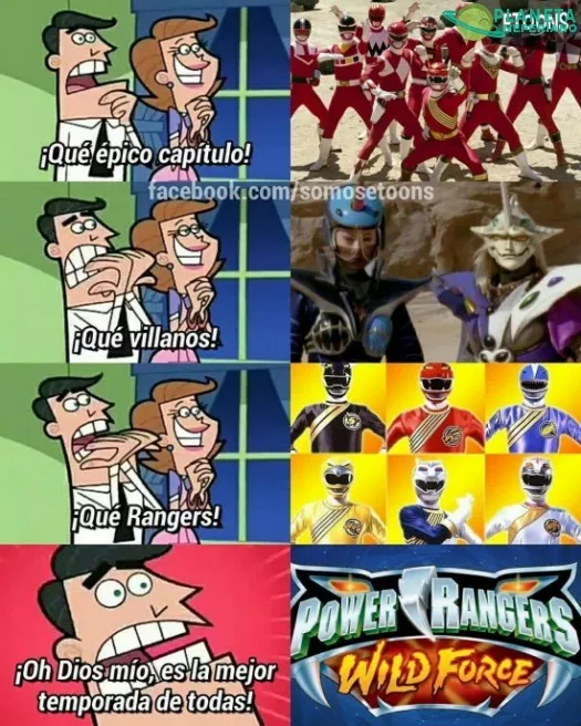 Yo viendo que salía una nueva temporada de power ranger